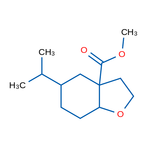 Methyl 5-(propan-2-yl)-octahydro-1-benzofuran-3a-carboxylate 1g