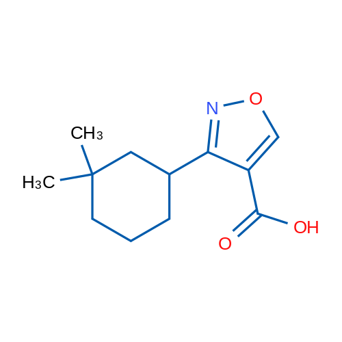3-(3,3-Dimethylcyclohexyl)-1,2-oxazole-4-carboxylic acid 1g