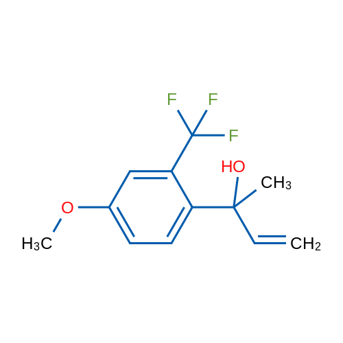 2-[4-Methoxy-2-(trifluoromethyl)phenyl]but-3-en-2-ol 1g