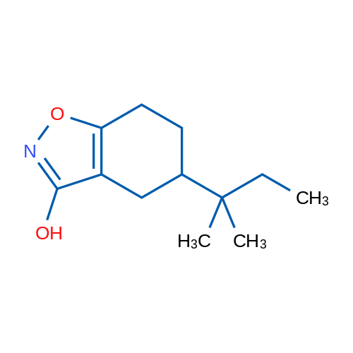 5-(2-Methylbutan-2-yl)-4,5,6,7-tetrahydro-1,2-benzoxazol-3-ol 1g