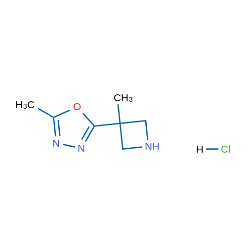 2-Methyl-5-(3-methylazetidin-3-yl)-1,3,4-oxadiazole hydrochloride 1g