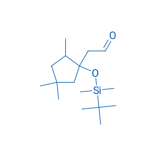2-{1-[(tert-butyldimethylsilyl)oxy]-2,4,4-trimethylcyclopentyl}acetaldehyde 1g