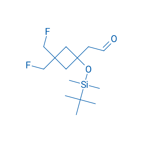 2-{1-[(tert-butyldimethylsilyl)oxy]-3,3-bis(fluoromethyl)cyclobutyl}acetaldehyde 1g