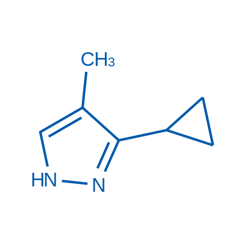 3-Cyclopropyl-4-methyl-1H-pyrazole 250mg