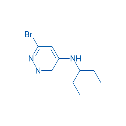6-Bromo-N-(pentan-3-yl)pyridazin-4-amine 250mg