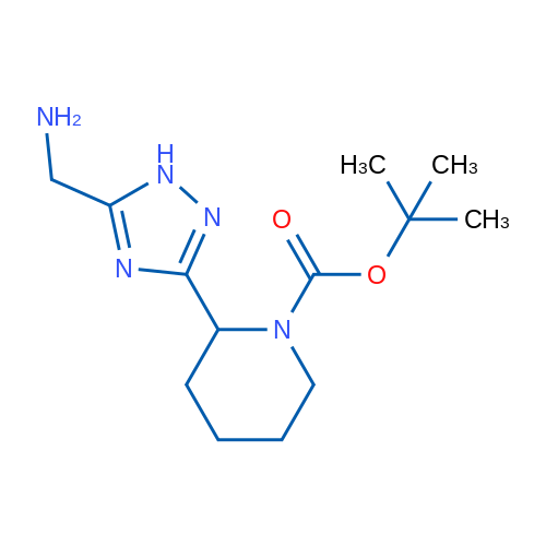 tert-Butyl 2-[5-(aminomethyl)-1H-1,2,4-triazol-3-yl]piperidine-1-carboxylate 1g