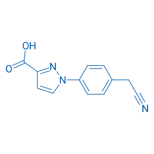 1-[4-(Cyanomethyl)phenyl]-1H-pyrazole-3-carboxylic acid 1g