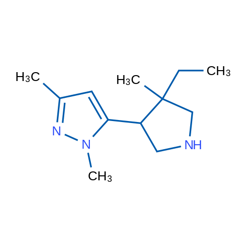 5-(4-Ethyl-4-methylpyrrolidin-3-yl)-1,3-dimethyl-1H-pyrazole 1g