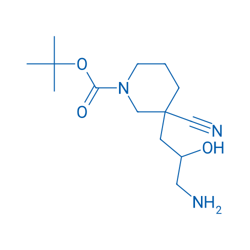 tert-Butyl 3-(3-amino-2-hydroxypropyl)-3-cyanopiperidine-1-carboxylate 1g