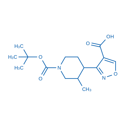 3-{1-[(tert-butoxy)carbonyl]-3-methylpiperidin-4-yl}-1,2-oxazole-4-carboxylic acid 1g