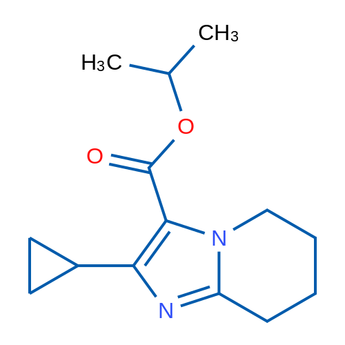Propan-2-yl 2-cyclopropyl-5H,6H,7H,8H-imidazo[1,2-a]pyridine-3-carboxylate 1g