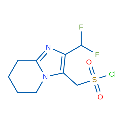 [2-(Difluoromethyl)-5H,6H,7H,8H-imidazo[1,2-a]pyridin-3-yl]methanesulfonyl chloride 1g
