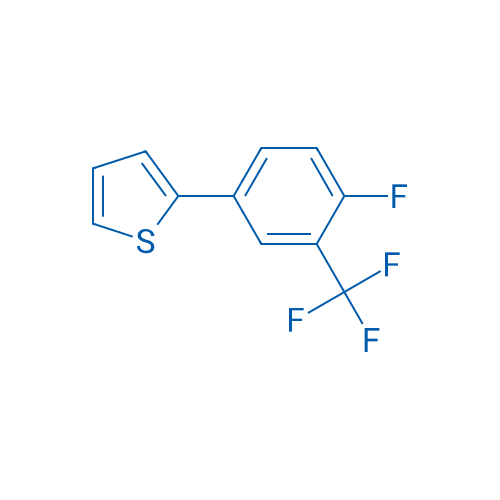 2-[4-Fluoro-3-(trifluoromethyl)phenyl]thiophene 1g
