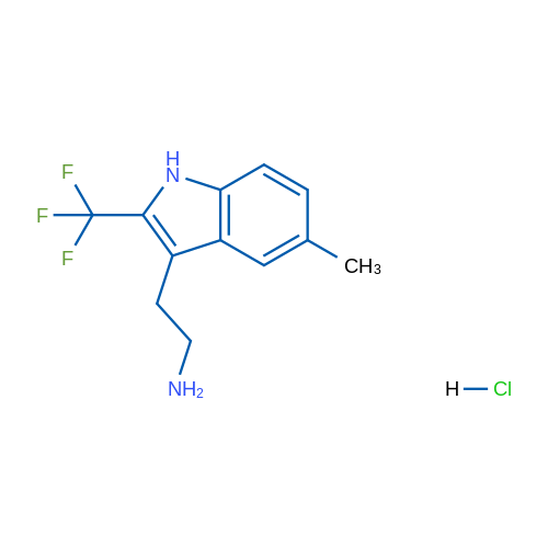 2-[5-Methyl-2-(trifluoromethyl)-1H-indol-3-yl]ethan-1-amine hydrochloride 1g
