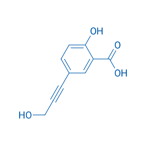 2-Hydroxy-5-(3-hydroxyprop-1-yn-1-yl)benzoic acid 5g