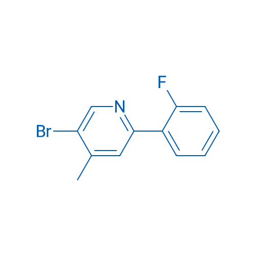 5-Bromo-2-(2-fluorophenyl)-4-methylpyridine 5g