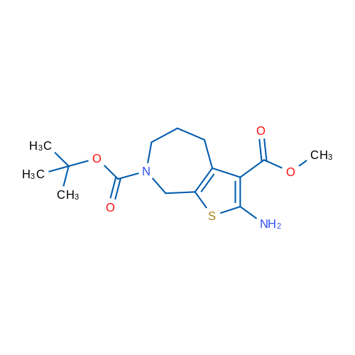 7-tert-Butyl 3-methyl 2-amino-4H,5H,6H,7H,8H-thieno[2,3-c]azepine-3,7-dicarboxylate 1g