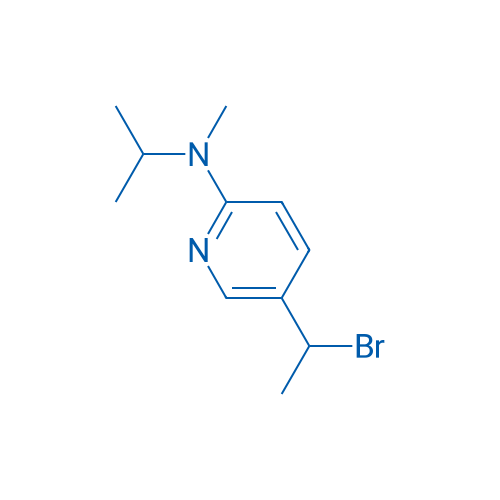 5-(1-Bromoethyl)-N-methyl-N-(propan-2-yl)pyridin-2-amine 1g