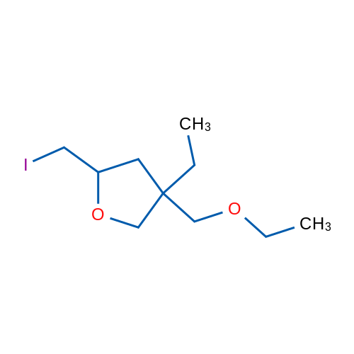 4-(Ethoxymethyl)-4-ethyl-2-(iodomethyl)oxolane 1g