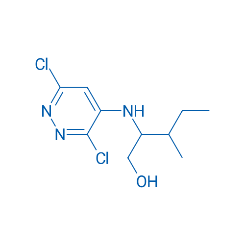 2-((3,6-Dichloropyridazin-4-yl)amino)-3-methylpentan-1-ol 100mg