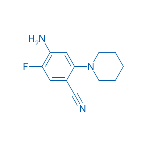 4-Amino-5-fluoro-2-(piperidin-1-yl)benzonitrile 5g