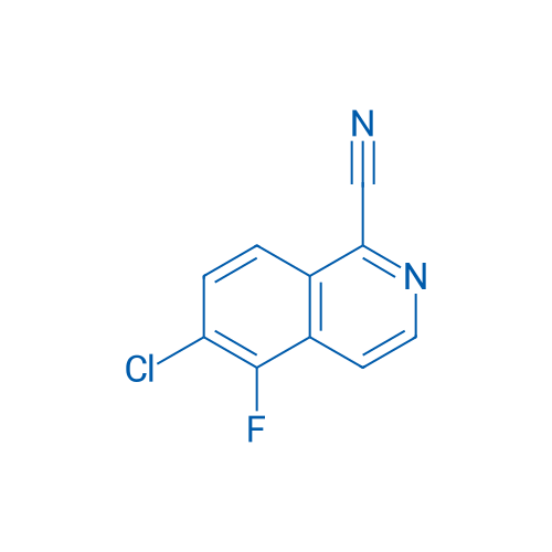 6-Chloro-5-fluoroisoquinoline-1-carbonitrile 1g
