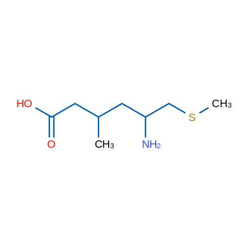 5-Amino-3-methyl-6-(methylsulfanyl)hexanoic acid 1g
