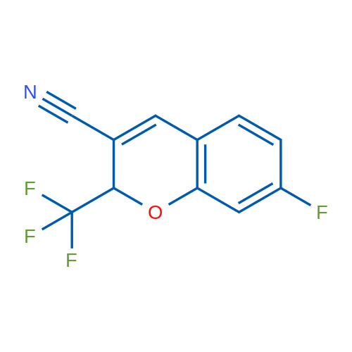 7-Fluoro-2-(trifluoromethyl)-2H-chromene-3-carbonitrile 1g