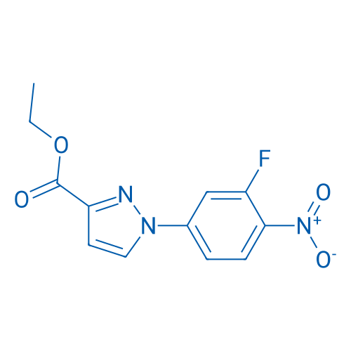 Ethyl 1-(3-fluoro-4-nitrophenyl)-1H-pyrazole-3-carboxylate 1g