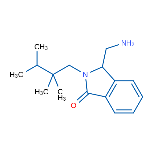 3-(Aminomethyl)-2-(2,2,3-trimethylbutyl)-2,3-dihydro-1H-isoindol-1-one 1g