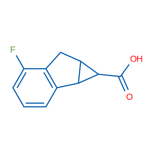 5-Fluoro-1H,1aH,6H,6aH-cyclopropa[a]indene-1-carboxylic acid 1g