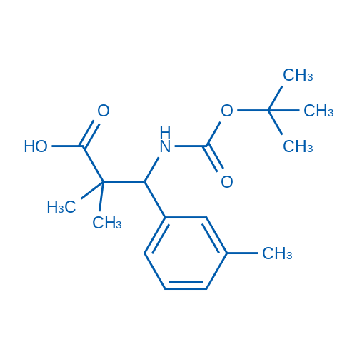 3-{[(tert-butoxy)carbonyl]amino}-2,2-dimethyl-3-(3-methylphenyl)propanoic acid 1g