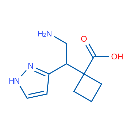 1-[2-Amino-1-(1H-pyrazol-3-yl)ethyl]cyclobutane-1-carboxylic acid 1g