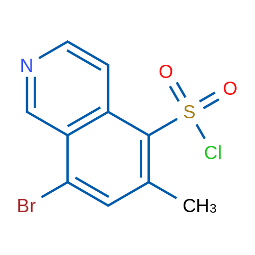 8-Bromo-6-methylisoquinoline-5-sulfonyl chloride 1g