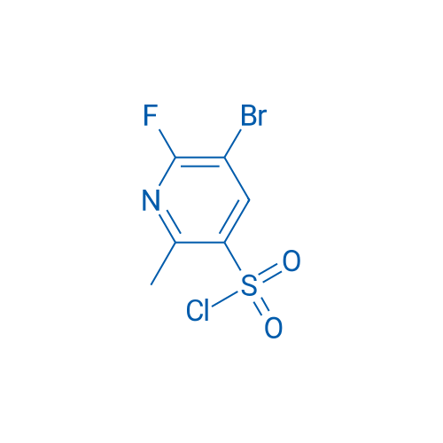 5-Bromo-6-fluoro-2-methylpyridine-3-sulfonyl chloride 1g