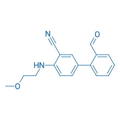5-(2-Formylphenyl)-2-[(2-methoxyethyl)amino]benzonitrile 5g
