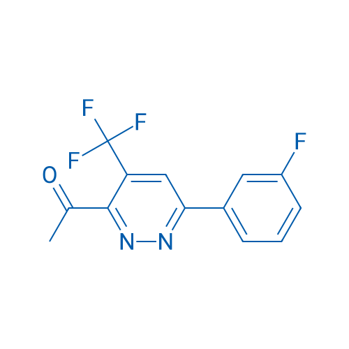 1-[6-(3-Fluorophenyl)-4-(trifluoromethyl)pyridazin-3-yl]ethan-1-one 1g