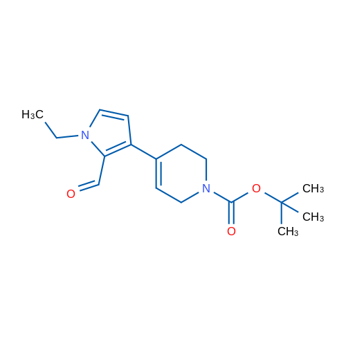 tert-Butyl 4-(1-ethyl-2-formyl-1H-pyrrol-3-yl)-1,2,3,6-tetrahydropyridine-1-carboxylate 1g