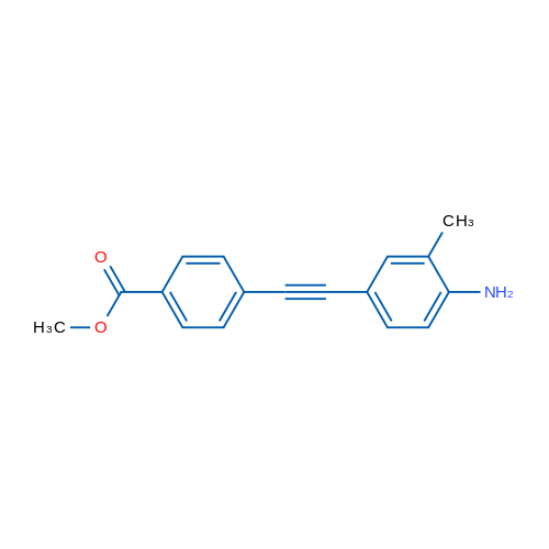 Methyl 4-[2-(4-amino-3-methylphenyl)ethynyl]benzoate 1g