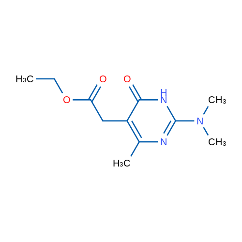 Ethyl 2-[2-(dimethylamino)-4-methyl-6-oxo-1,6-dihydropyrimidin-5-yl]acetate 1g