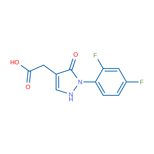 2-[2-(2,4-Difluorophenyl)-3-oxo-2,3-dihydro-1H-pyrazol-4-yl]acetic acid 1g