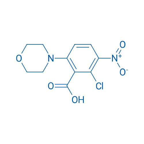 2-Chloro-6-(morpholin-4-yl)-3-nitrobenzoic acid 1g