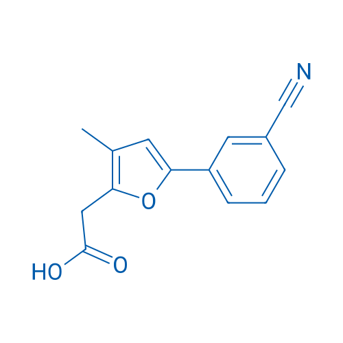 2-[5-(3-Cyanophenyl)-3-methylfuran-2-yl]acetic acid 1g