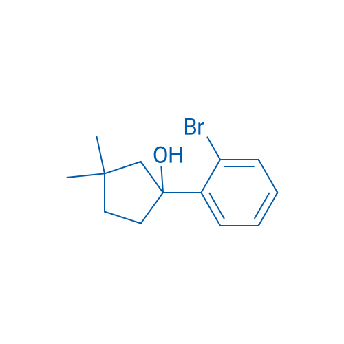 1-(2-Bromophenyl)-3,3-dimethylcyclopentan-1-ol 1g
