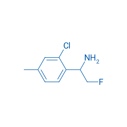 1-(2-Chloro-4-methylphenyl)-2-fluoroethan-1-amine 1g