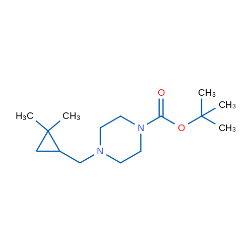 tert-Butyl 4-[(2,2-dimethylcyclopropyl)methyl]piperazine-1-carboxylate 1g