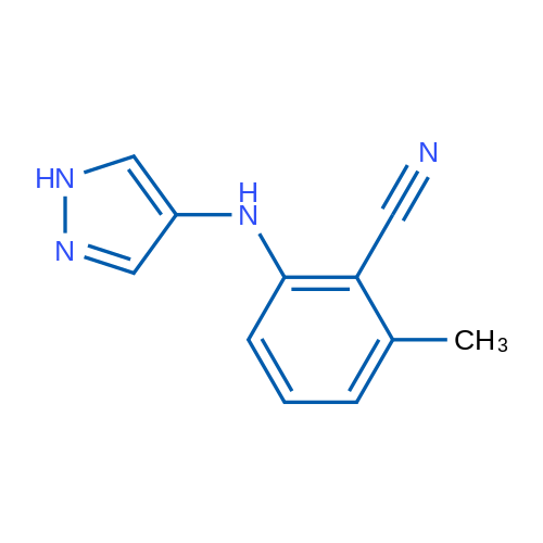 2-Methyl-6-[(1H-pyrazol-4-yl)amino]benzonitrile 1g