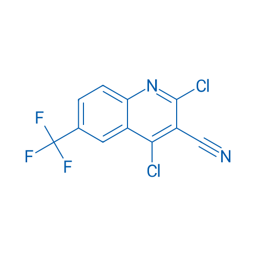 2,4-Dichloro-6-(trifluoromethyl)quinoline-3-carbonitrile 1g