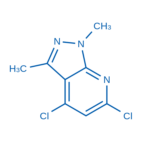 4,6-Dichloro-1,3-dimethyl-1H-pyrazolo[3,4-b]pyridine 1g