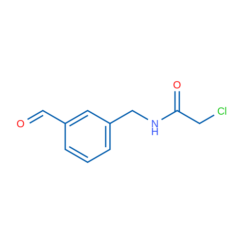 2-Chloro-N-[(3-formylphenyl)methyl]acetamide 1g